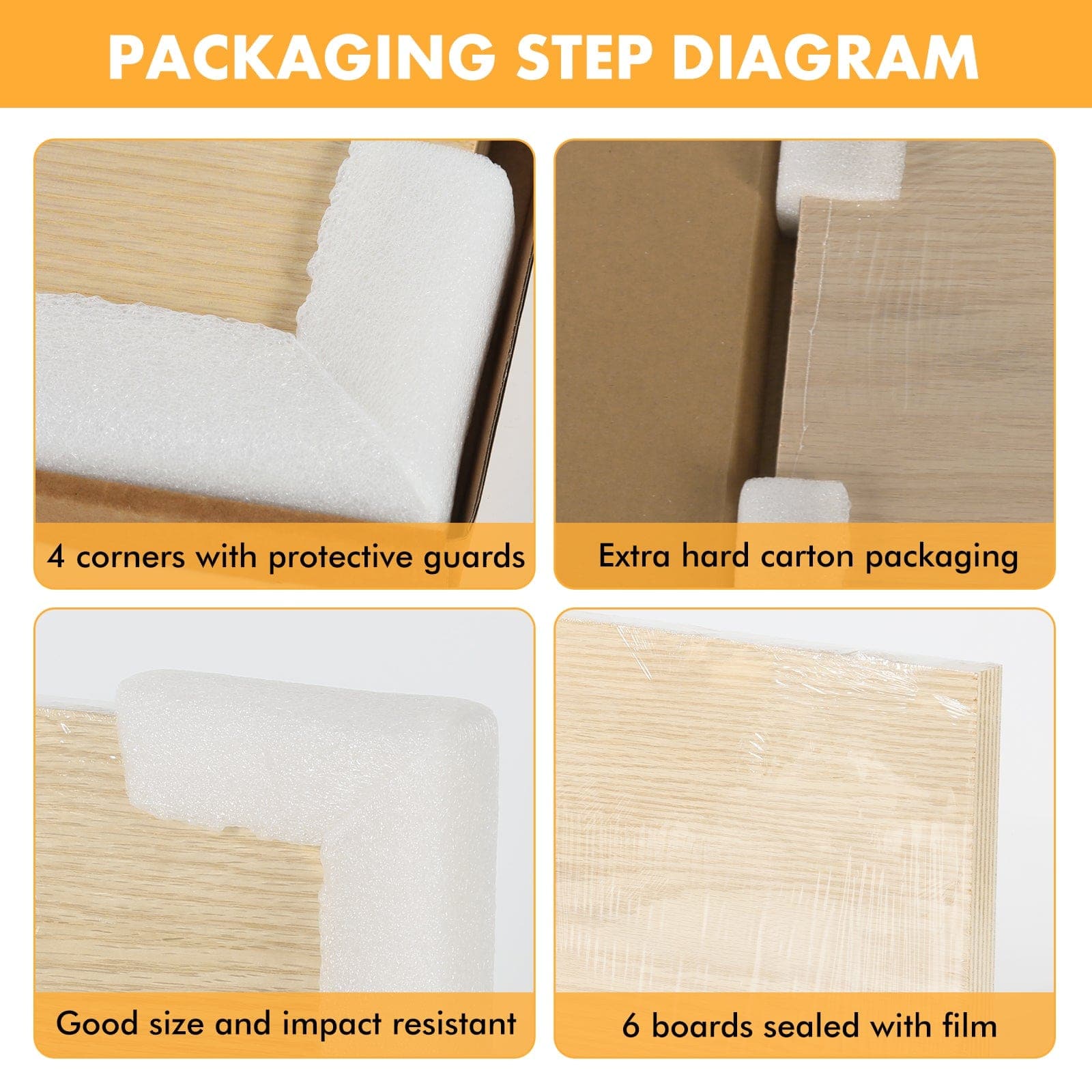 6 piezas de madera contrachapada destacada - Image 8