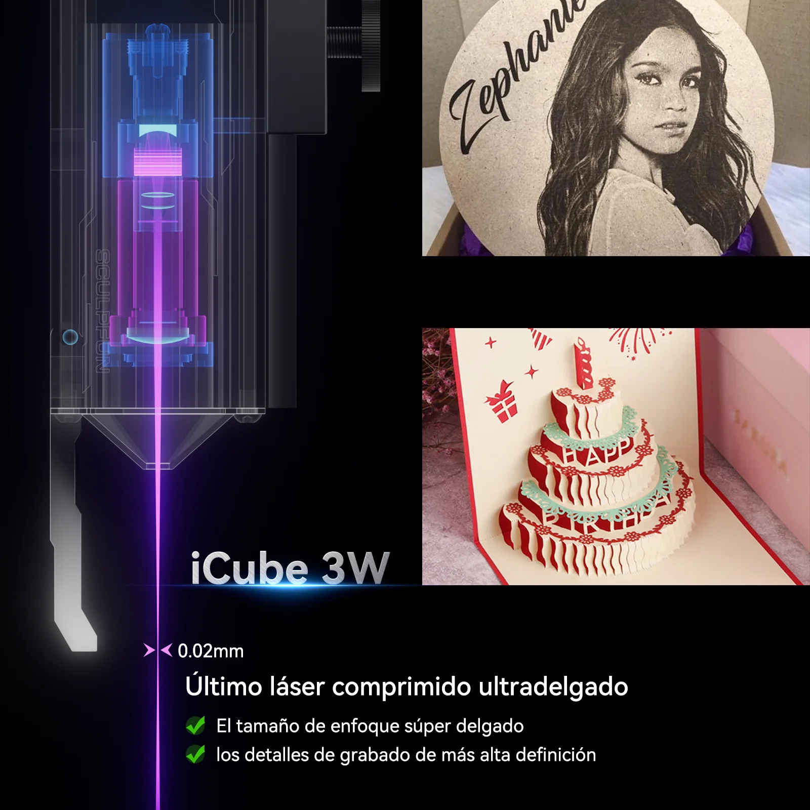 SCULPFUN iCube grabadora láser portátil - Image 22