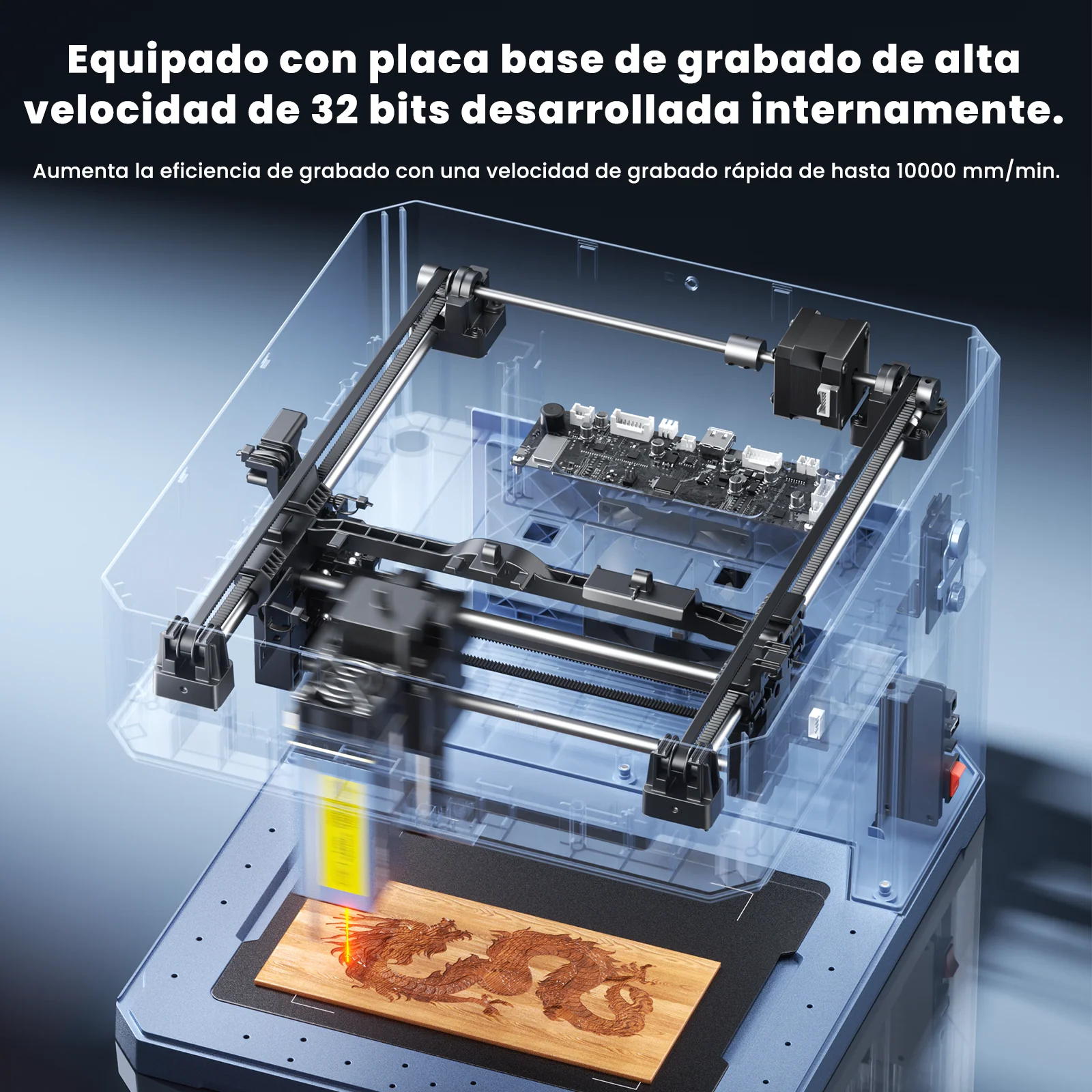 Sculpfun iCube Ultra: Máquina de Grabado Láser Portátil Flagship con Módulo Dual Láser Intercambiable - Image 10