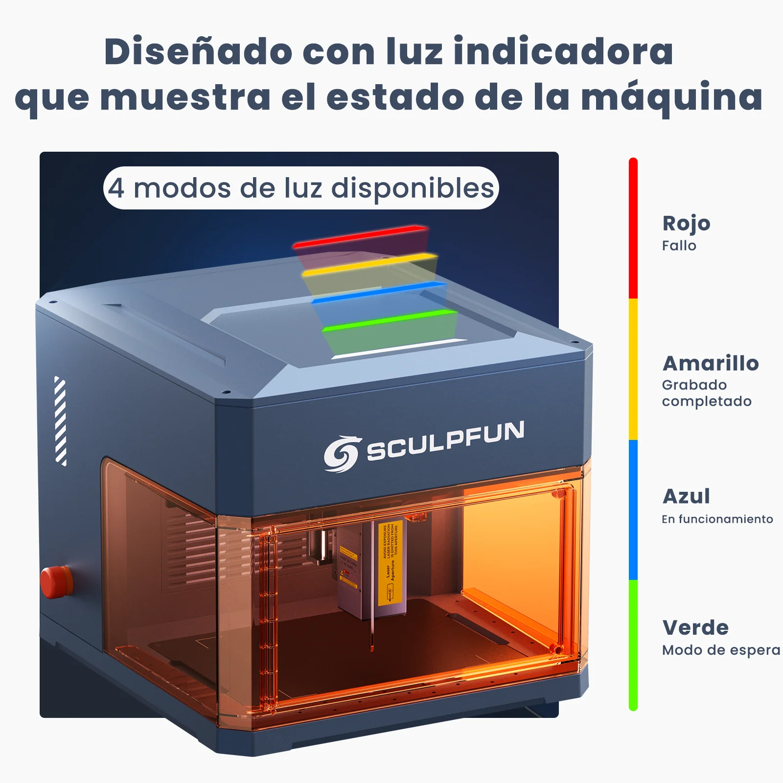 Sculpfun iCube Ultra: Máquina de Grabado Láser Portátil Flagship con Módulo Dual Láser Intercambiable - Image 17