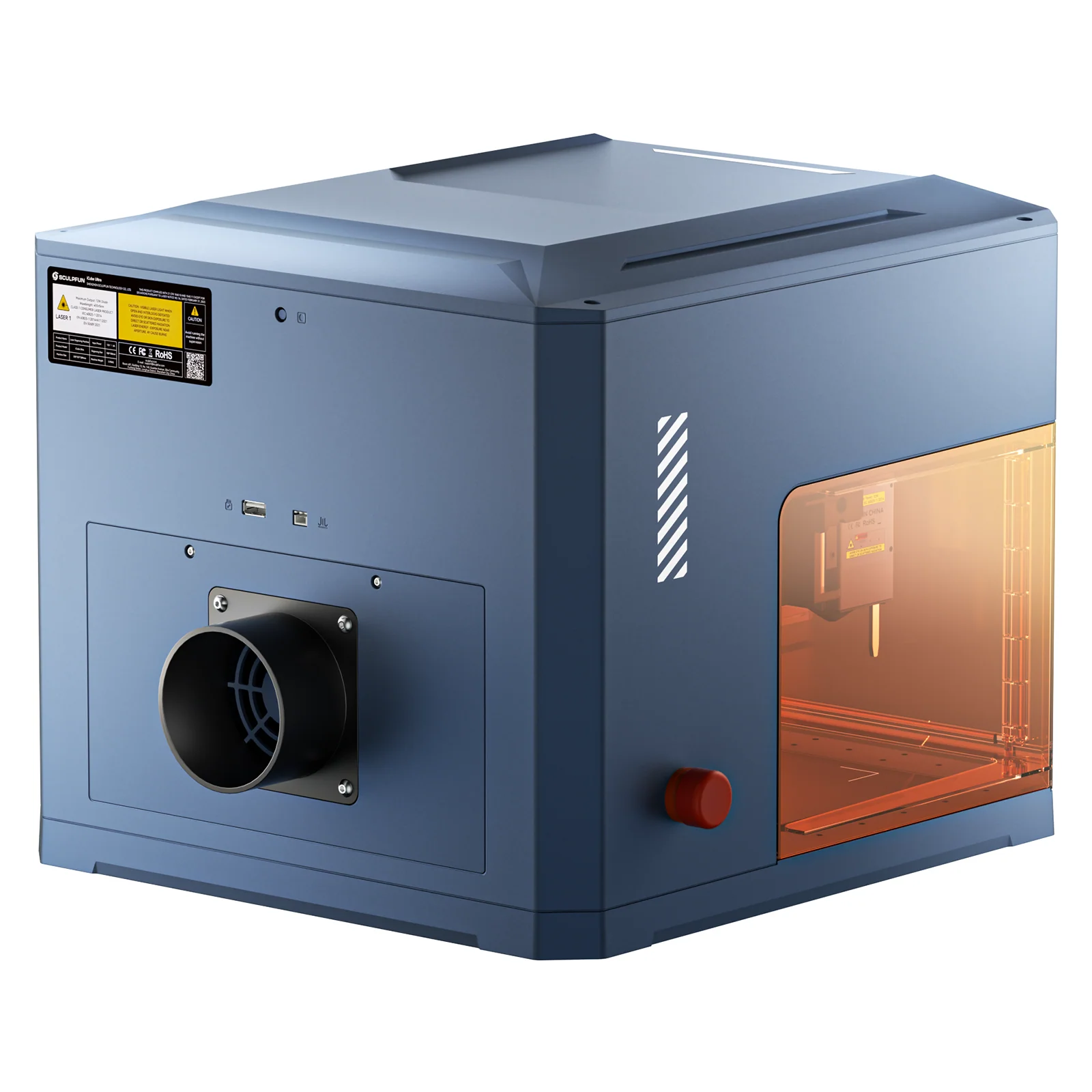 Sculpfun iCube Ultra: Máquina de Grabado Láser Portátil Flagship con Módulo Dual Láser Intercambiable - Image 6