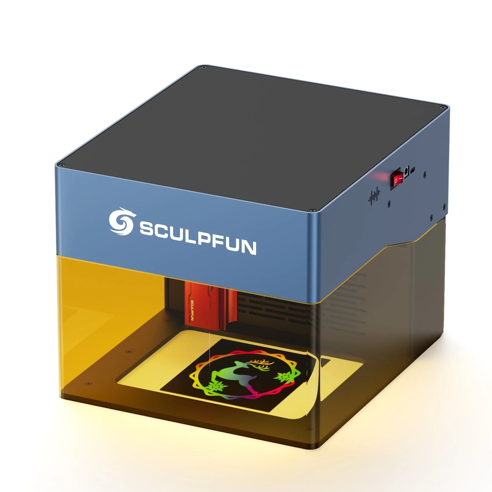 SCULPFUN iCube 3W Máquina de grabado láser portátil + Clave de licencia LightBurn Core - Image 4