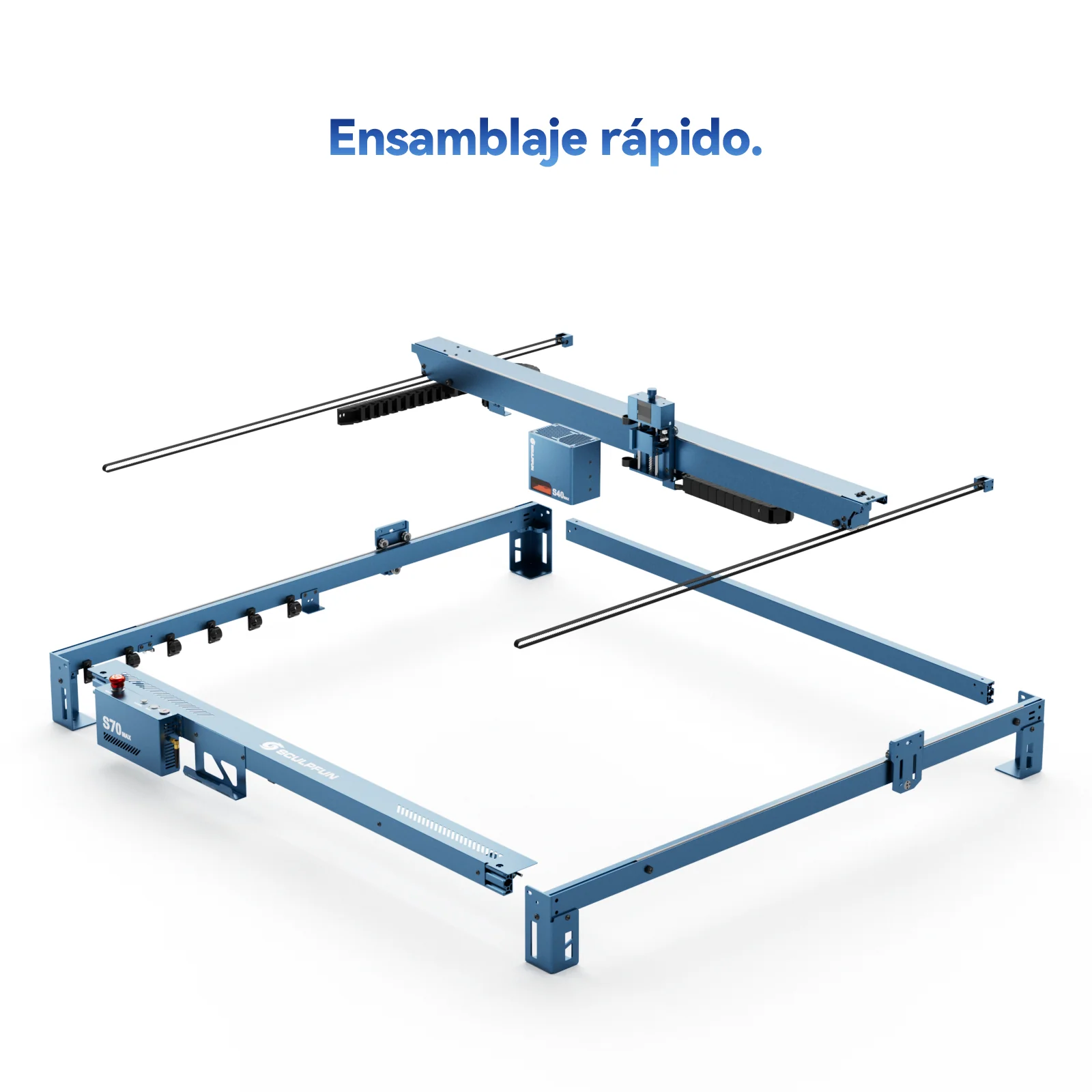 SCULPFUN S40 MAX 48W Máquina Láser – Corta y Graba (830x800mm) | Enfoque Automático - Image 7
