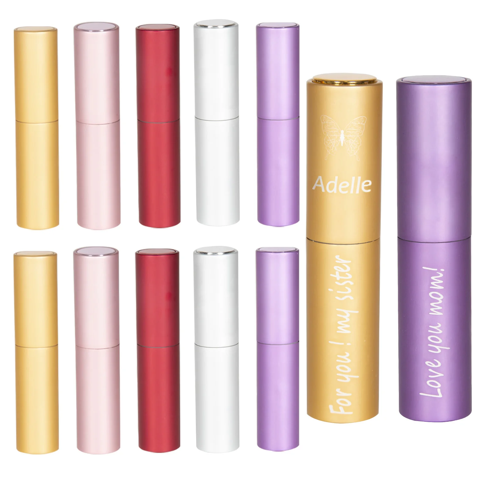 SCULPFUN 10 Pcs 8ml Portable Mini Perfume Botella Girls Set Éxito