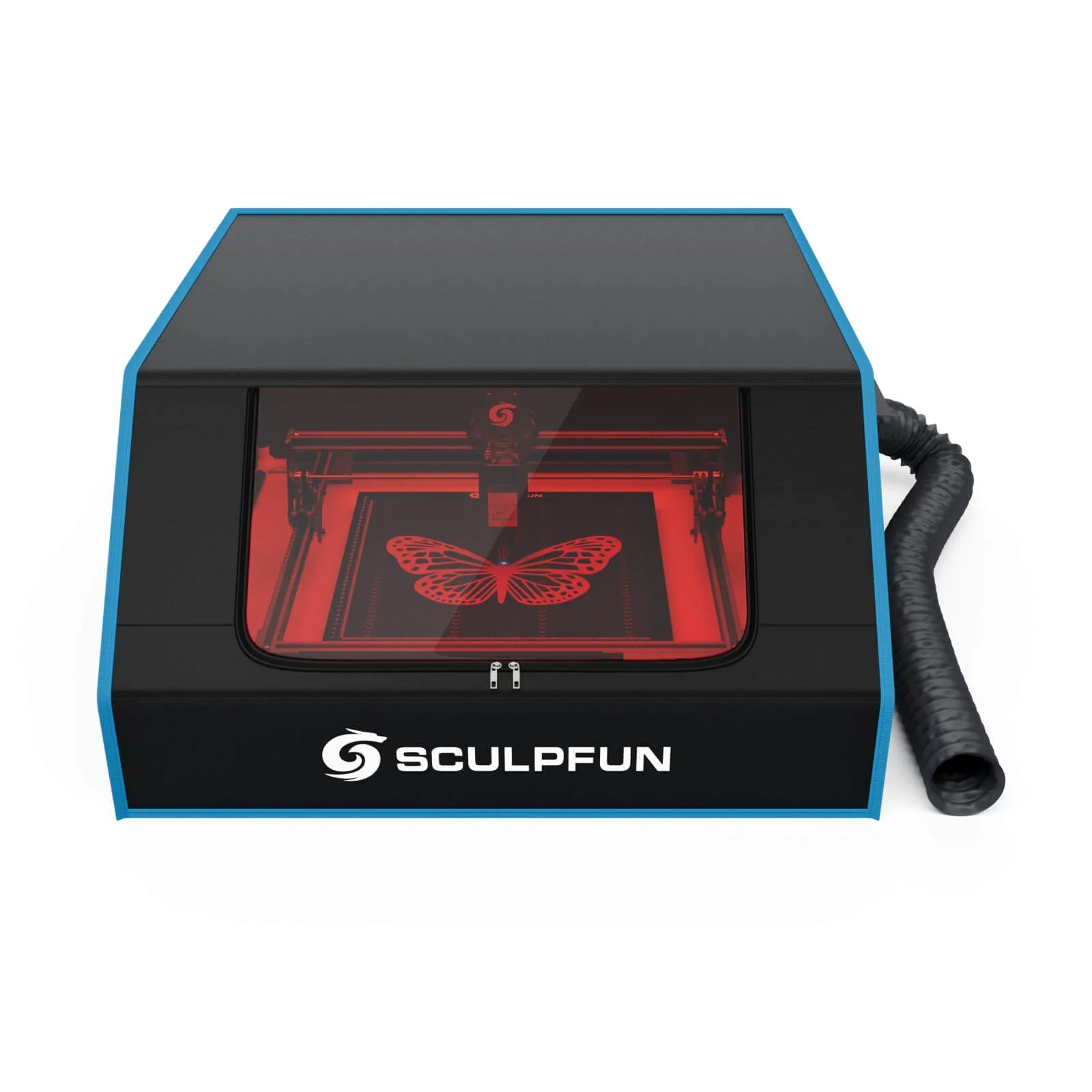 Carcasa SCULPFUN B1 para grabador láser, a prueba de humo e ignífuga, con ventilador - Image 5