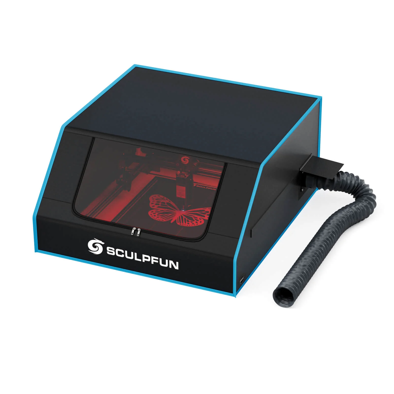 Carcasa SCULPFUN B1 para grabador láser, a prueba de humo e ignífuga, con ventilador - Image 6