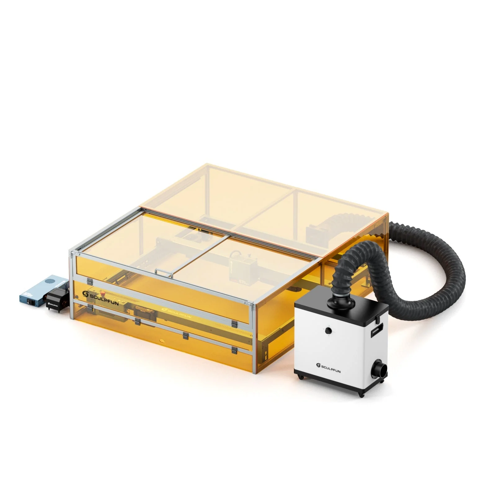 SCULPFUN B70 Caja para S70 MAX A Prueba de Humo Incombustible con Ventilador - Image 3