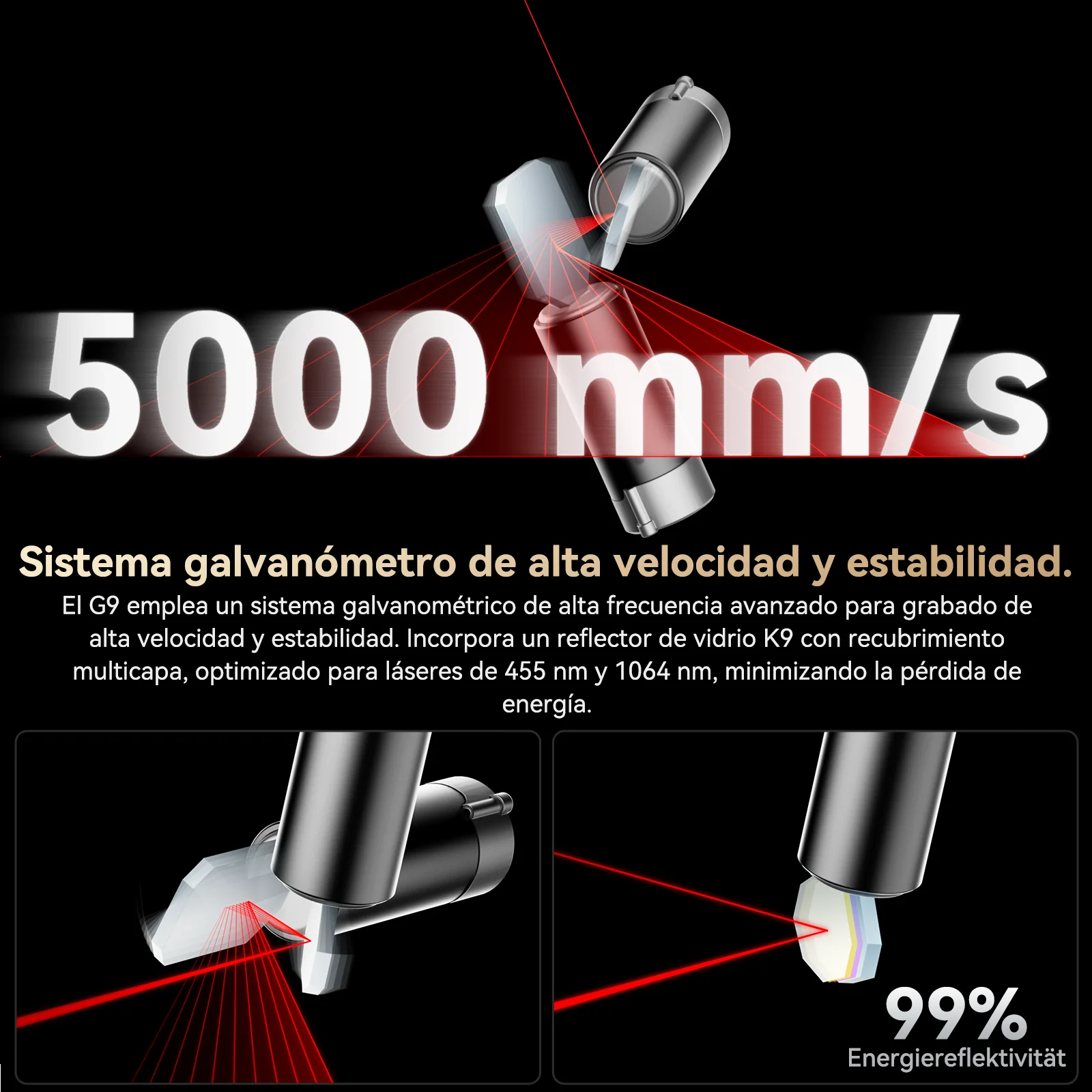 Grabador láser portátil SCULPFUN G9 con láser de diodo IR de 2W + láser de 10W - Image 19