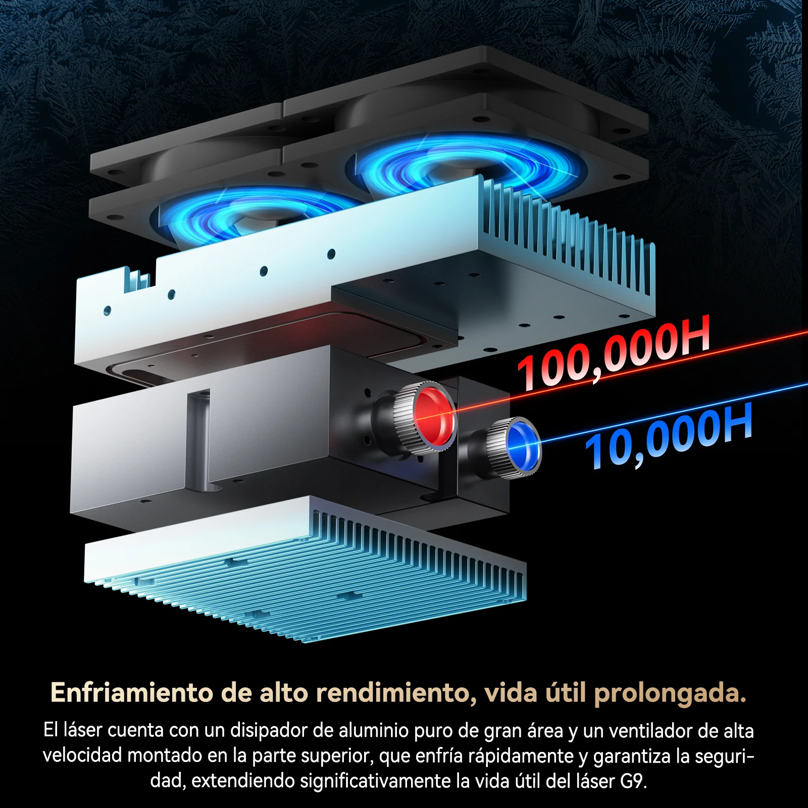 Grabador láser portátil SCULPFUN G9 con láser de diodo IR de 2W + láser de 10W - Image 21