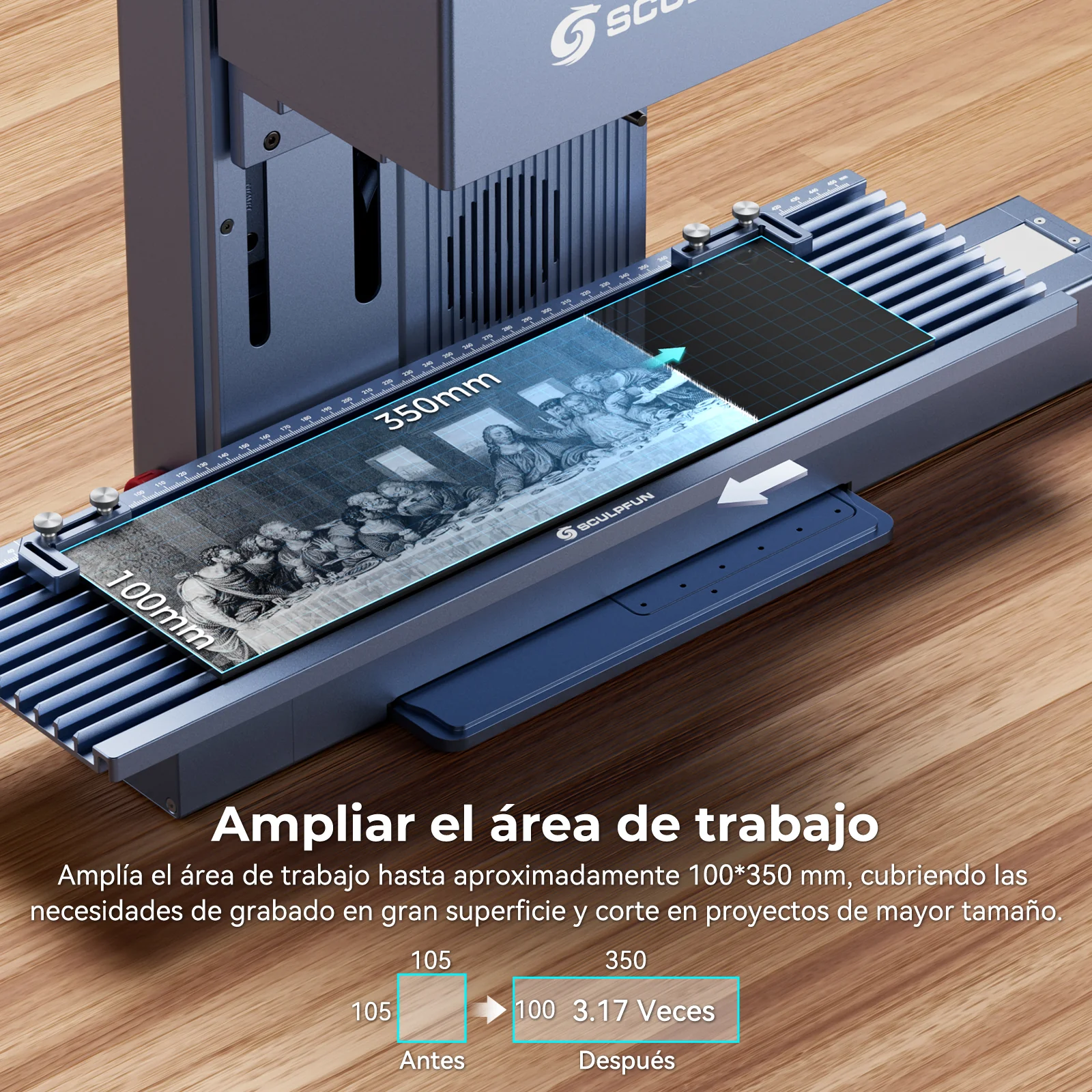 SCULPFUN G9 Kit de extensión de diapositivas solo para G9/V5 - Image 6
