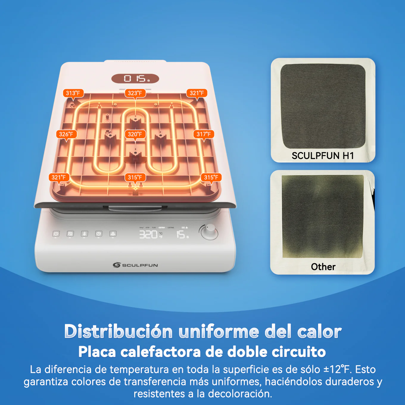 Máquina de Termotransferencia Automática SCULPFUN H1 - Prensa Térmica para Personalización - Image 17