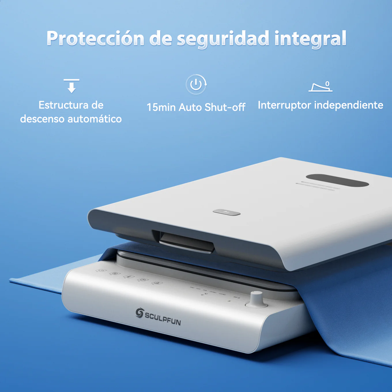 Máquina de Termotransferencia Automática SCULPFUN H1 - Prensa Térmica para Personalización - Image 19