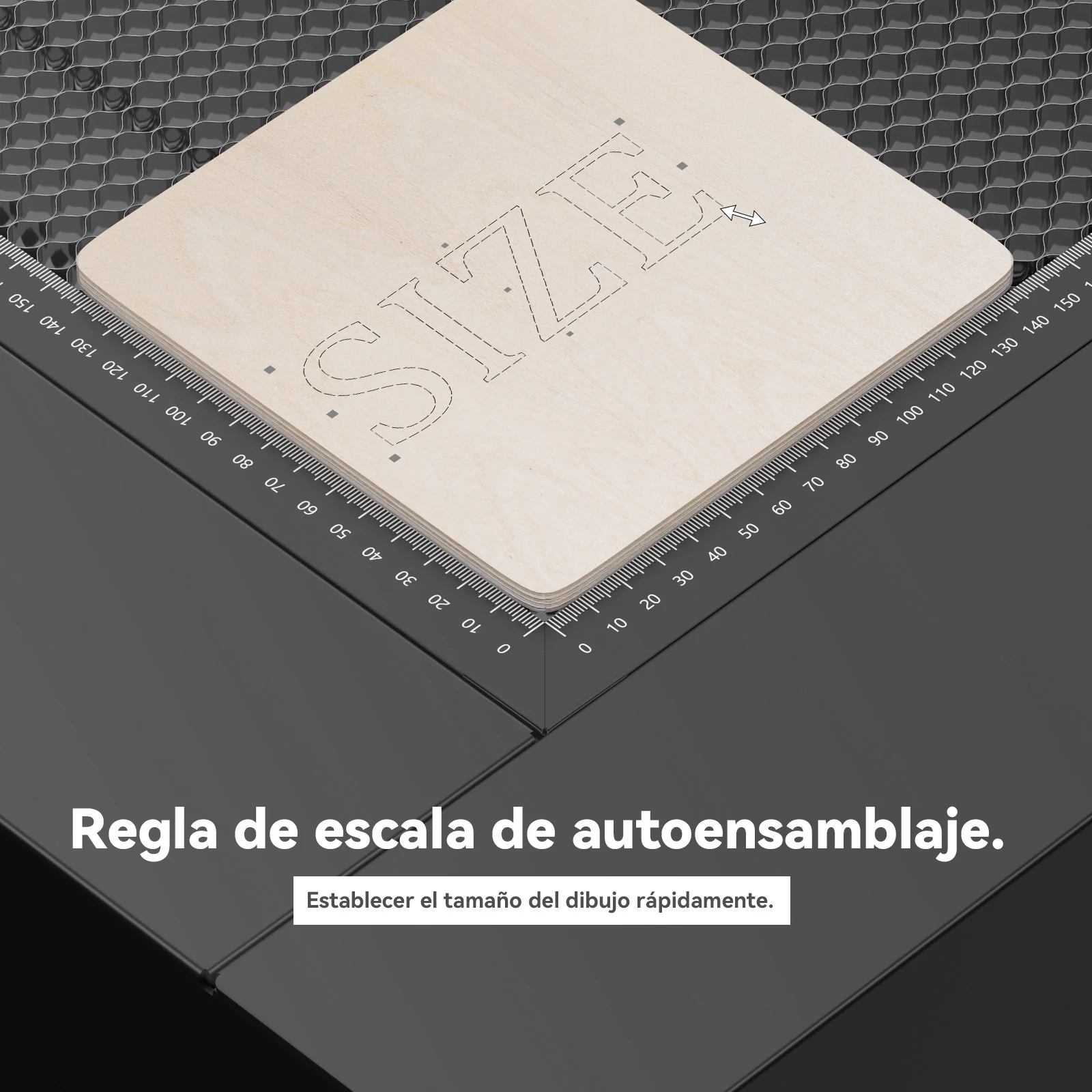 SCULPFUN H5 Gen2 Mesa de Corte Láser con Base de Soporte 650 × 650 mm y Extracción de Humos - Image 12