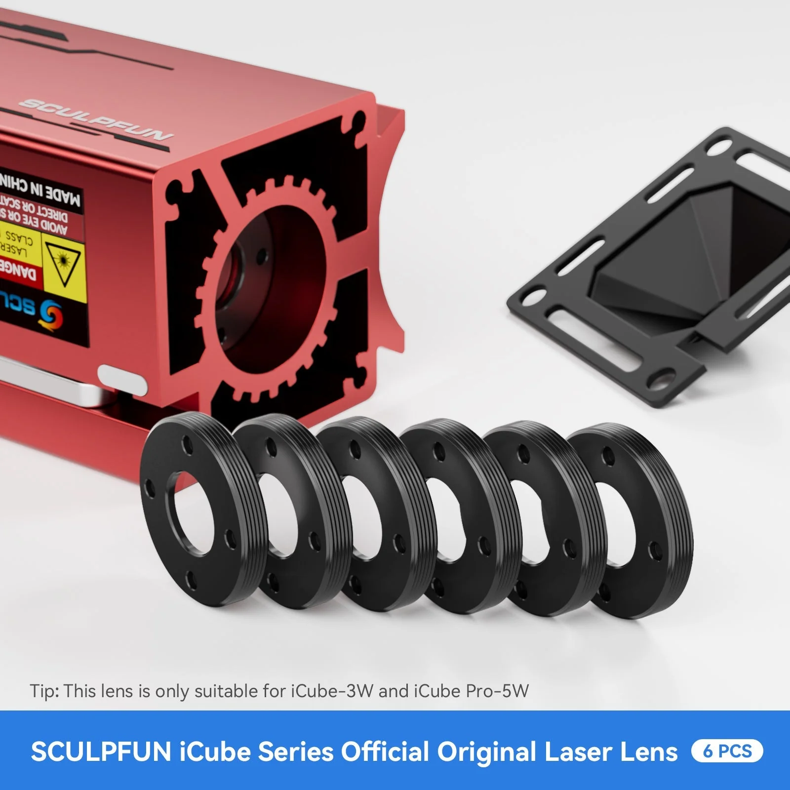 SCULPFUN Lente de Grabador Láser 6 Piezas para iCube 3W / iCube Pro 5W - Image 3