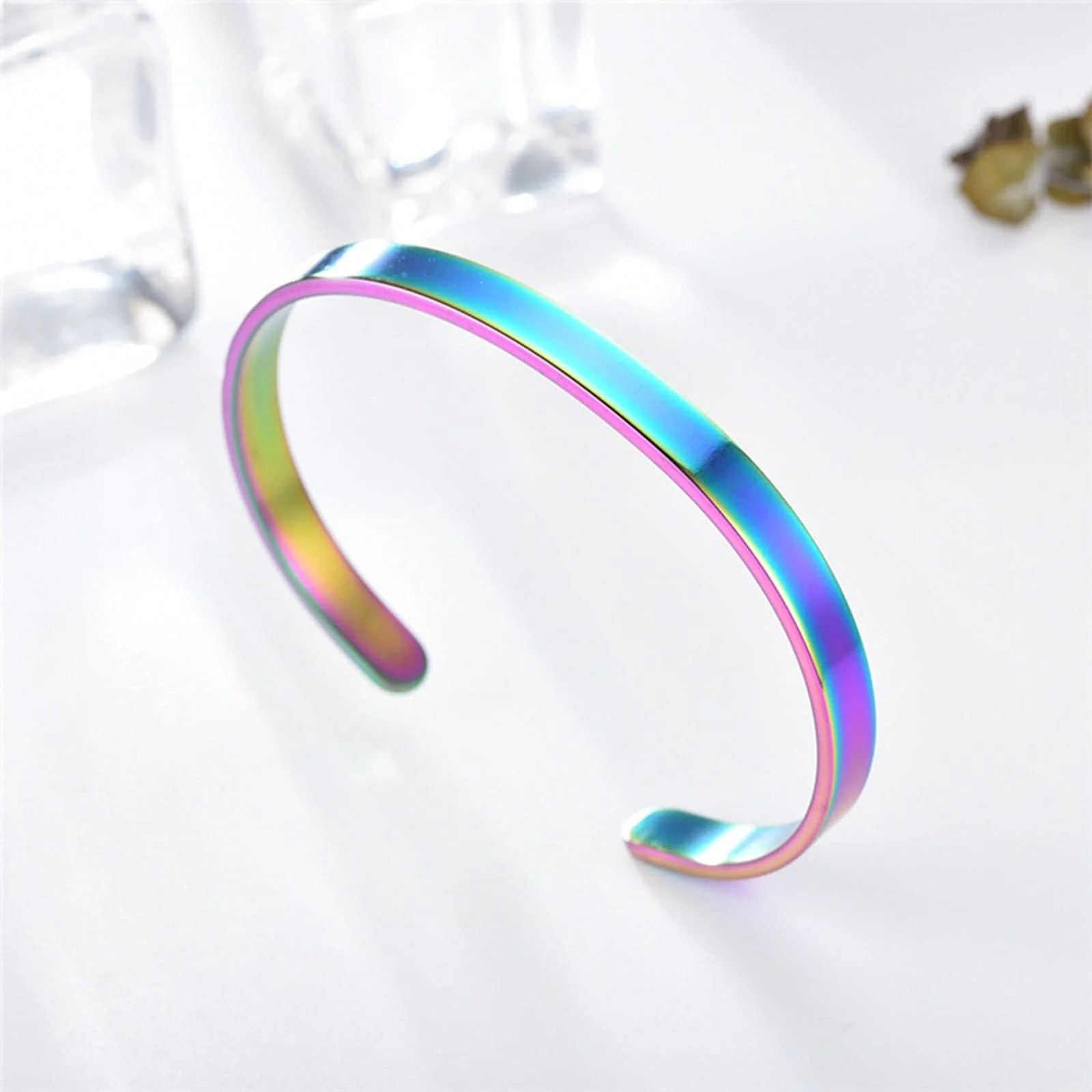 SCULPFUN Pulsera de Acero Inoxidable de 10 Piezas de 6mm de Ancho - Image 4