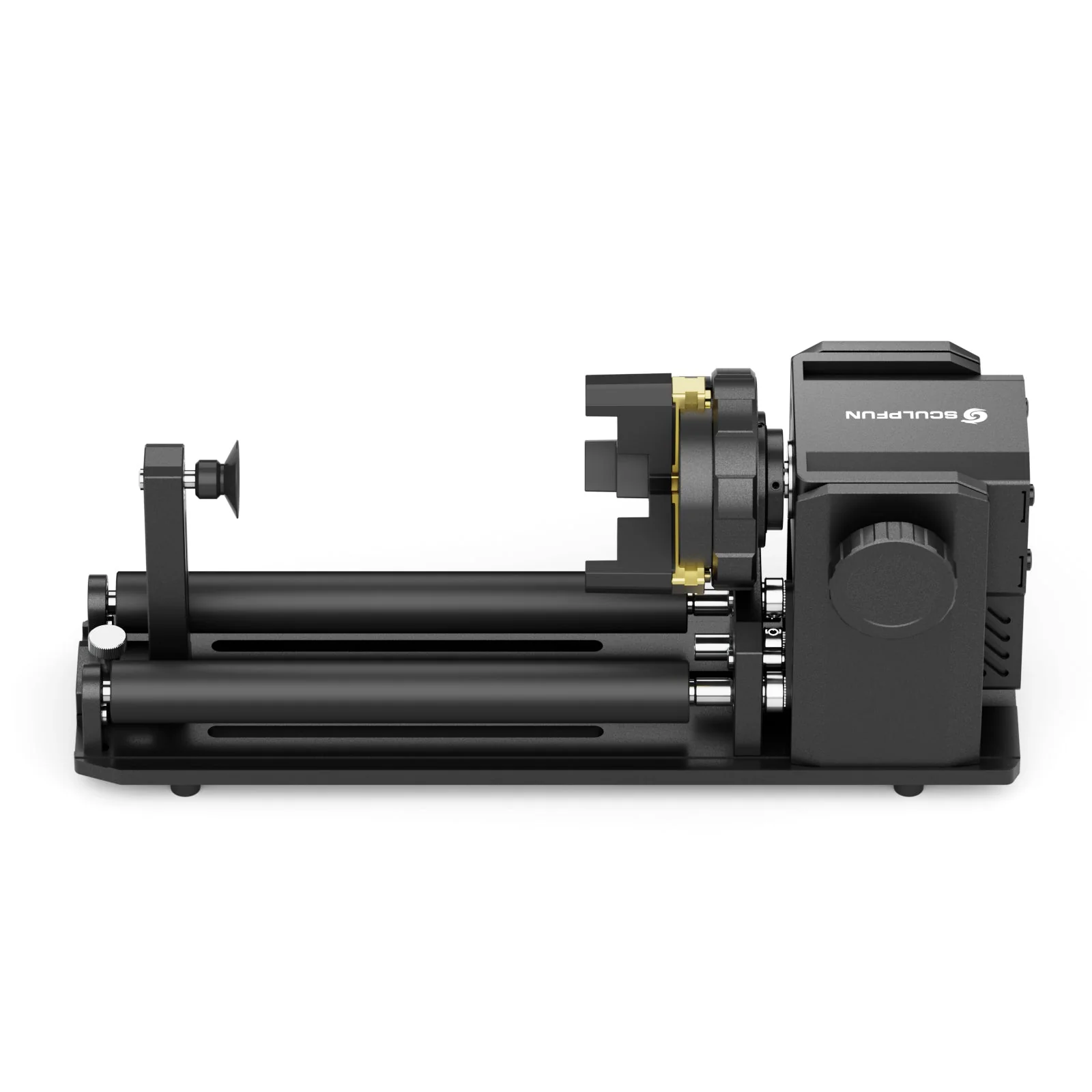 SCULPFUN RA Pro Max 4 en 1 Rodillo Rotatorio – Mandril de Aleación de Aluminio con Ángulo Ajustable 180° y Sistema de Soporte Multifuncional para Grabado Láser de Objetos Regulares e Irregulares. - Image 4