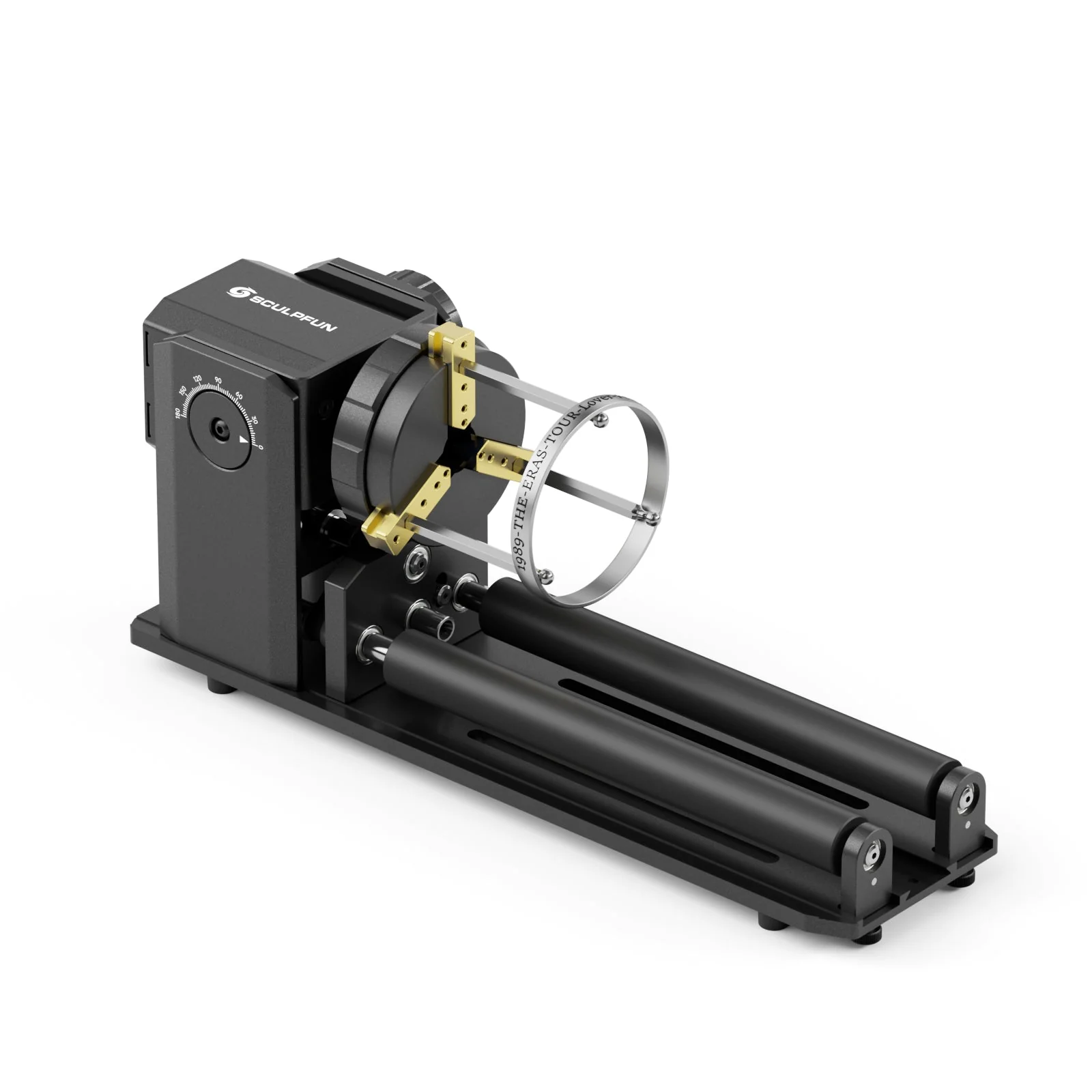SCULPFUN RA Pro Max 4 en 1 Rodillo Rotatorio – Mandril de Aleación de Aluminio con Ángulo Ajustable 180° y Sistema de Soporte Multifuncional para Grabado Láser de Objetos Regulares e Irregulares. - Image 8