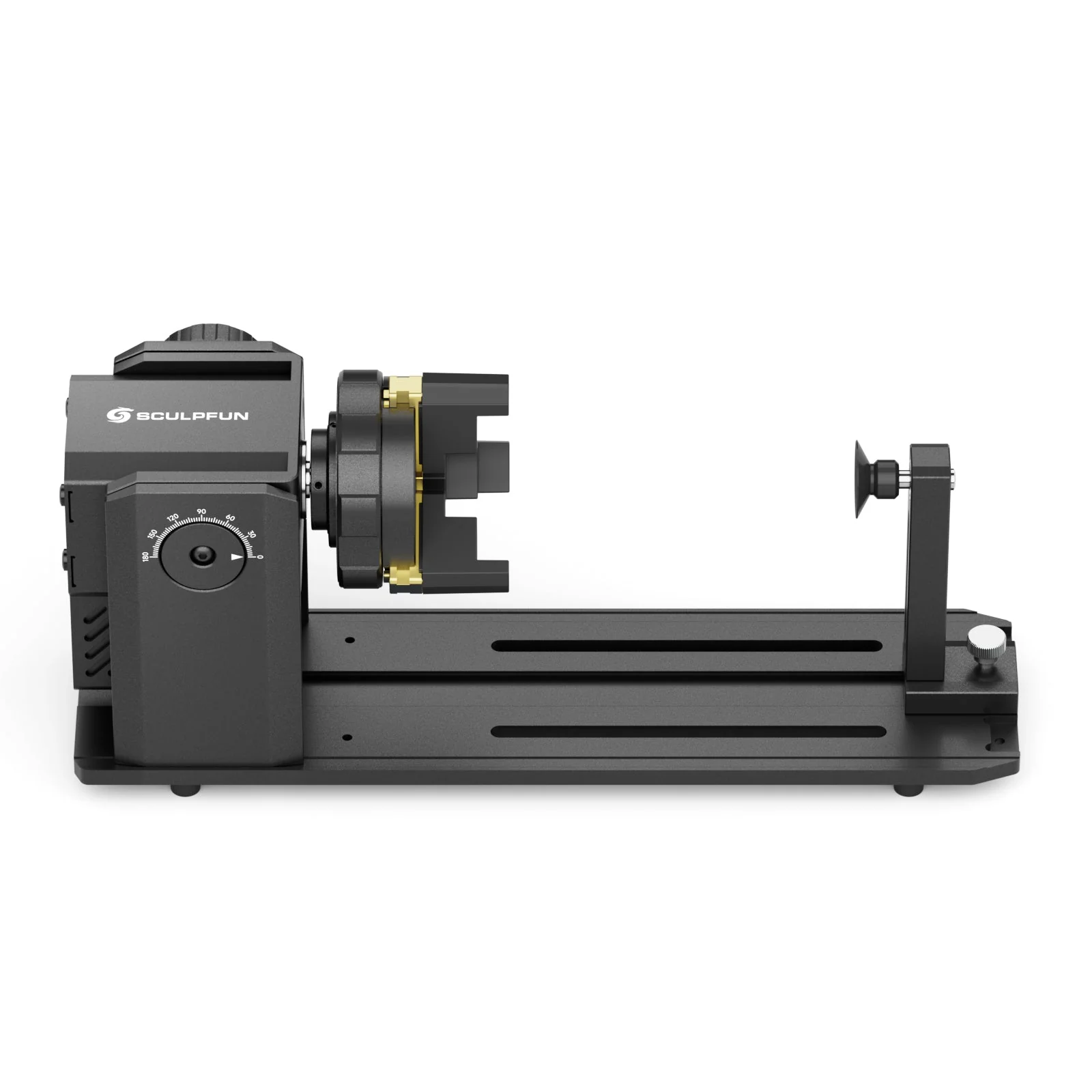 SCULPFUN RA Pro Mandril Rotativo 180° con 3 Juegos de Mordazas y Soporte de Extensión para Objetos Regulares e Irregulares - Image 3