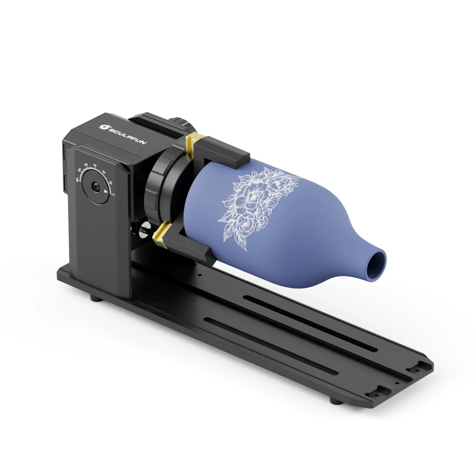 SCULPFUN RA Pro Mandril Rotativo 180° con 3 Juegos de Mordazas y Soporte de Extensión para Objetos Regulares e Irregulares - Image 6