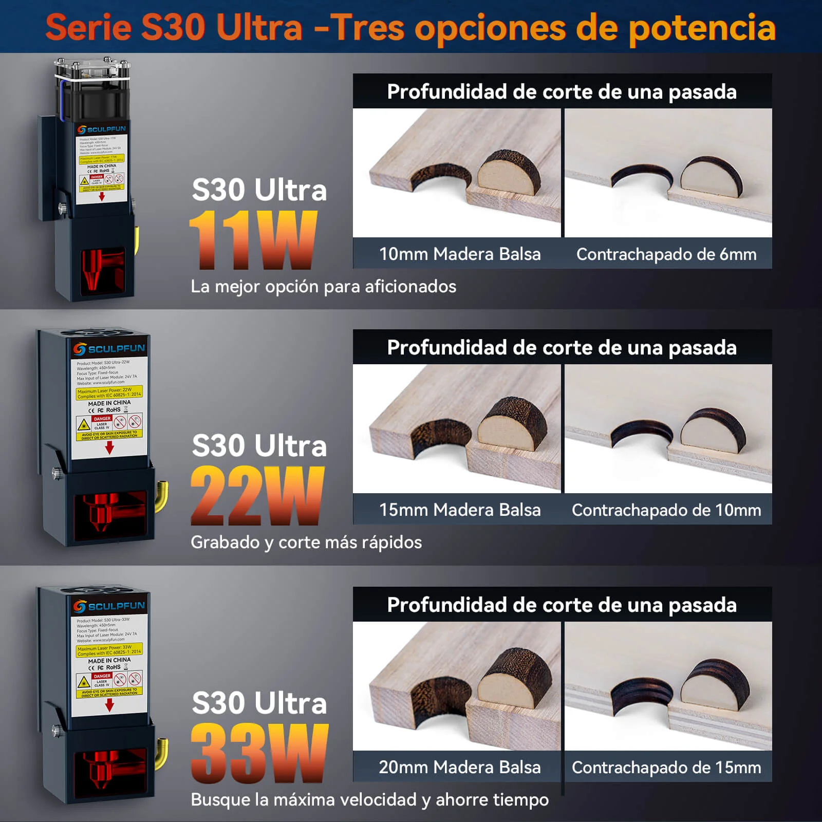 SCULPFUN S30 Ultra Máquina de grabado láser - Image 13