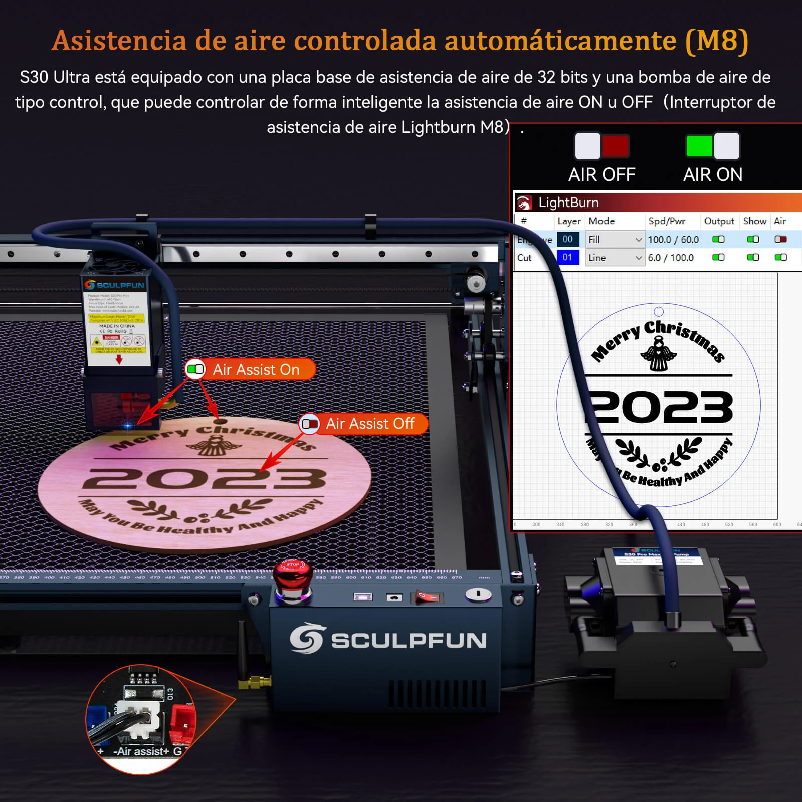 SCULPFUN S30 Ultra Máquina de grabado láser - Image 16