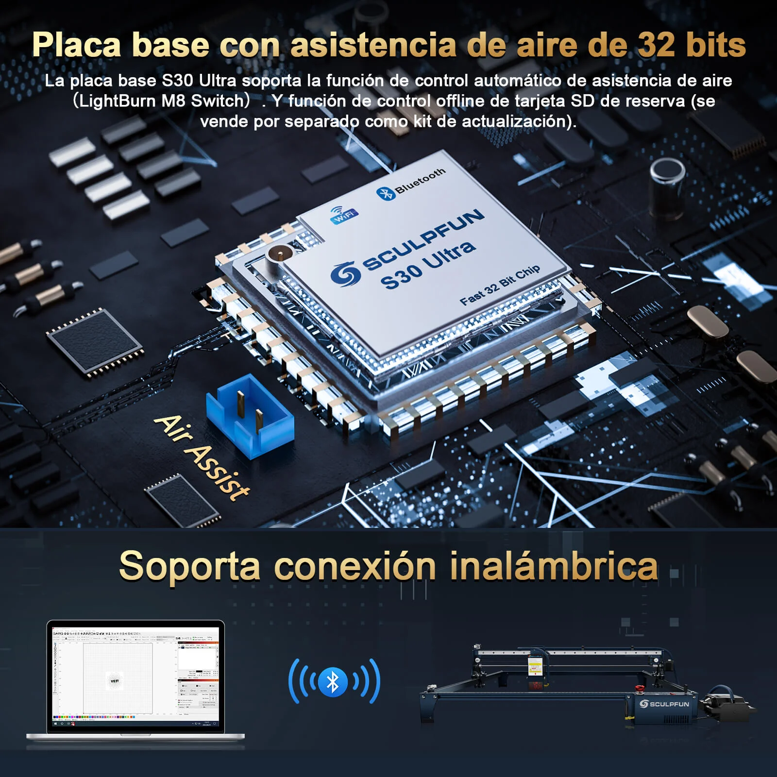 SCULPFUN S30 Ultra Máquina de grabado láser - Image 24