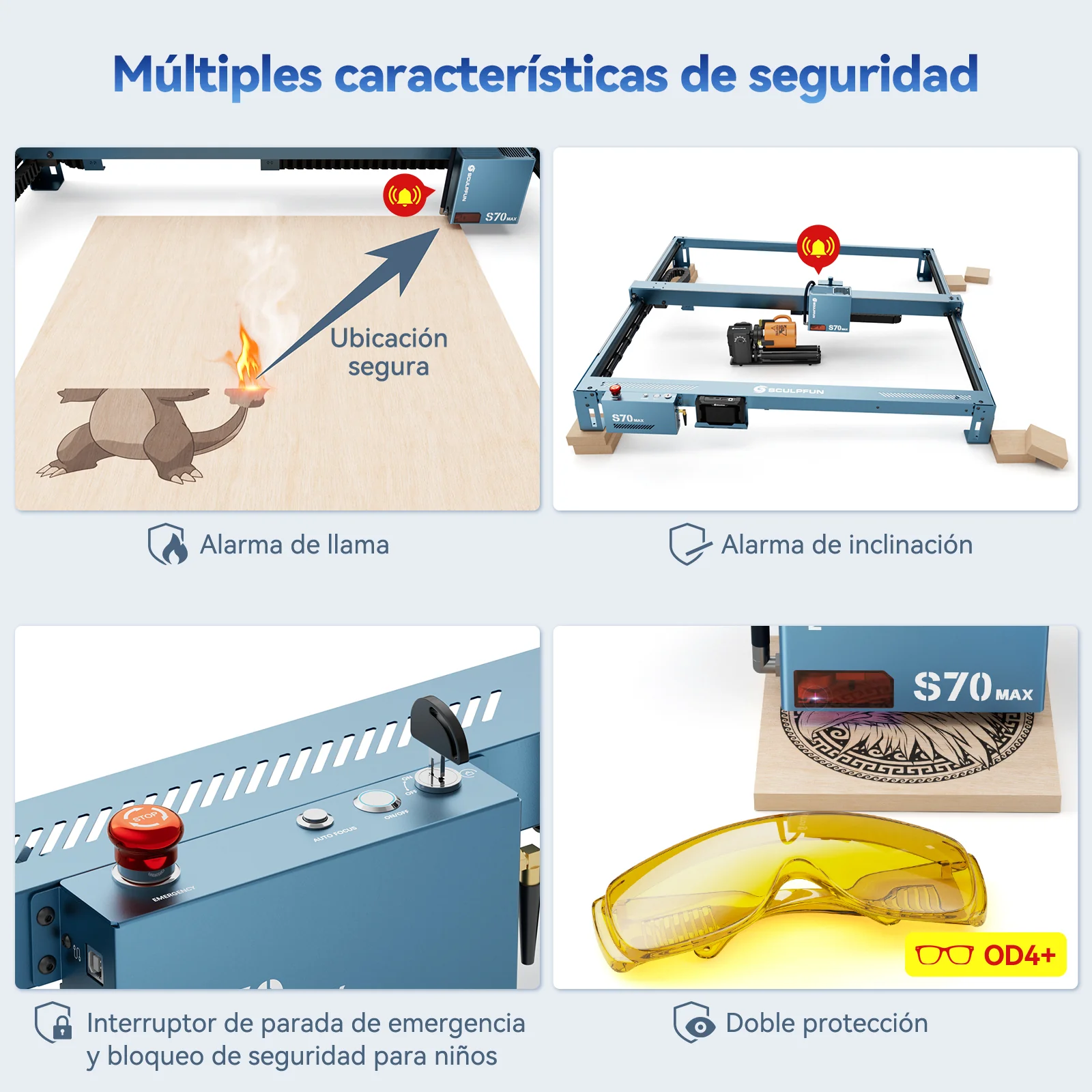 SCULPFUN S70 MAX 70W Grabador y cortadora láser - Image 14