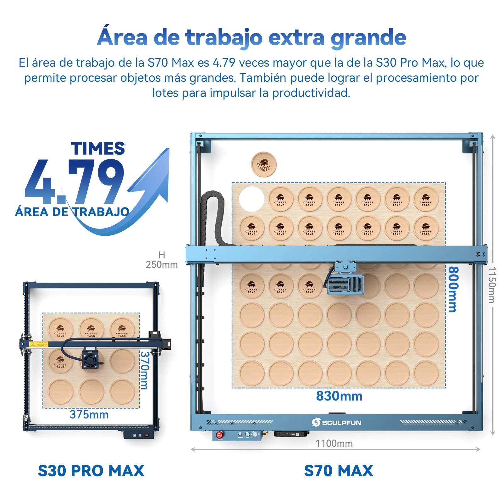SCULPFUN S70 MAX 70W Grabador y cortadora láser - Image 16