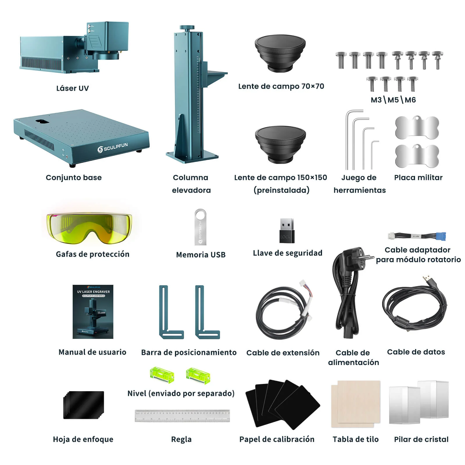 SCULPFUN V5 Máquina de Marcado Láser UV - Image 13