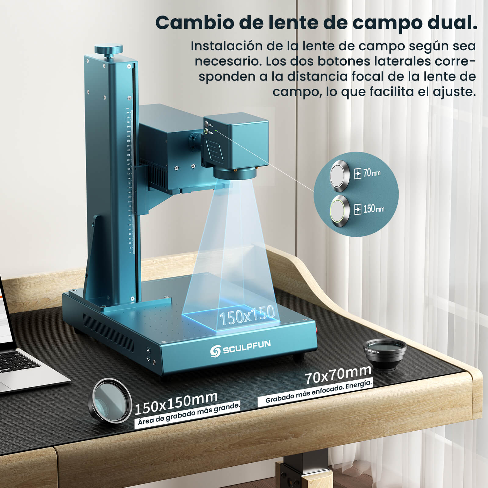 SCULPFUN V5 Máquina de Marcado Láser UV - Image 16