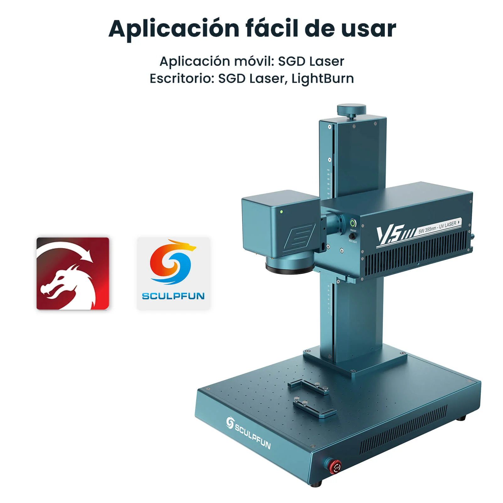 SCULPFUN V5 Máquina de Marcado Láser UV - Image 8
